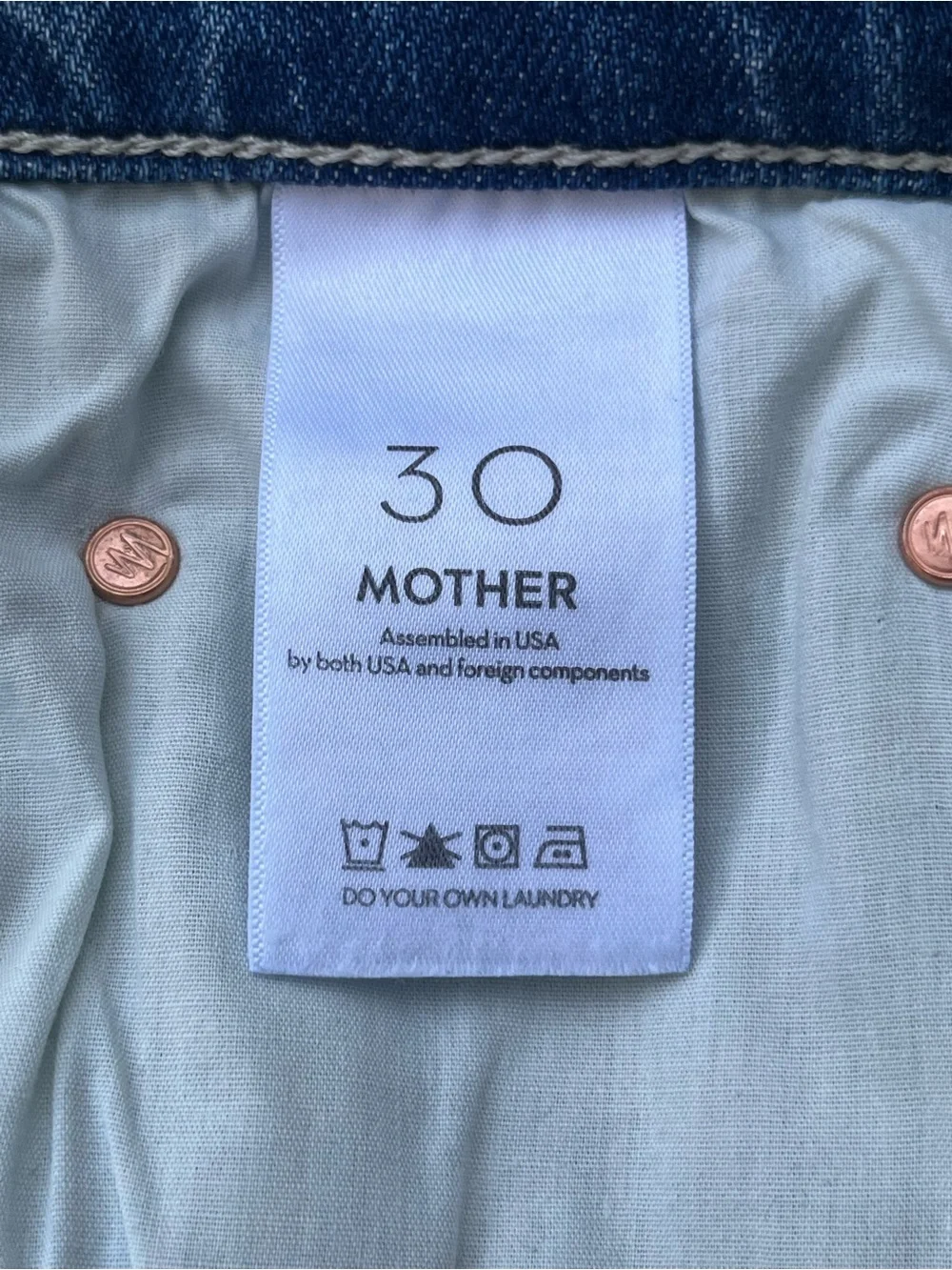 Mother Superior The Tomcat Jeans Denim  Kneeling On Stones 30